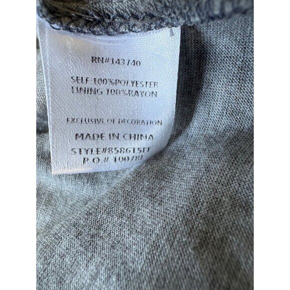 English Factory Women's Yellow Crochet Lace Overlay Top Gray Rayon Lining Small - Picture 5 of 7